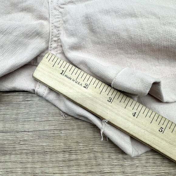 Rag & Bone Shorts Womens 24 Pink Denim Rosa Mid-Rise Relaxed Through Hip & Thigh - Picture 7 of 12